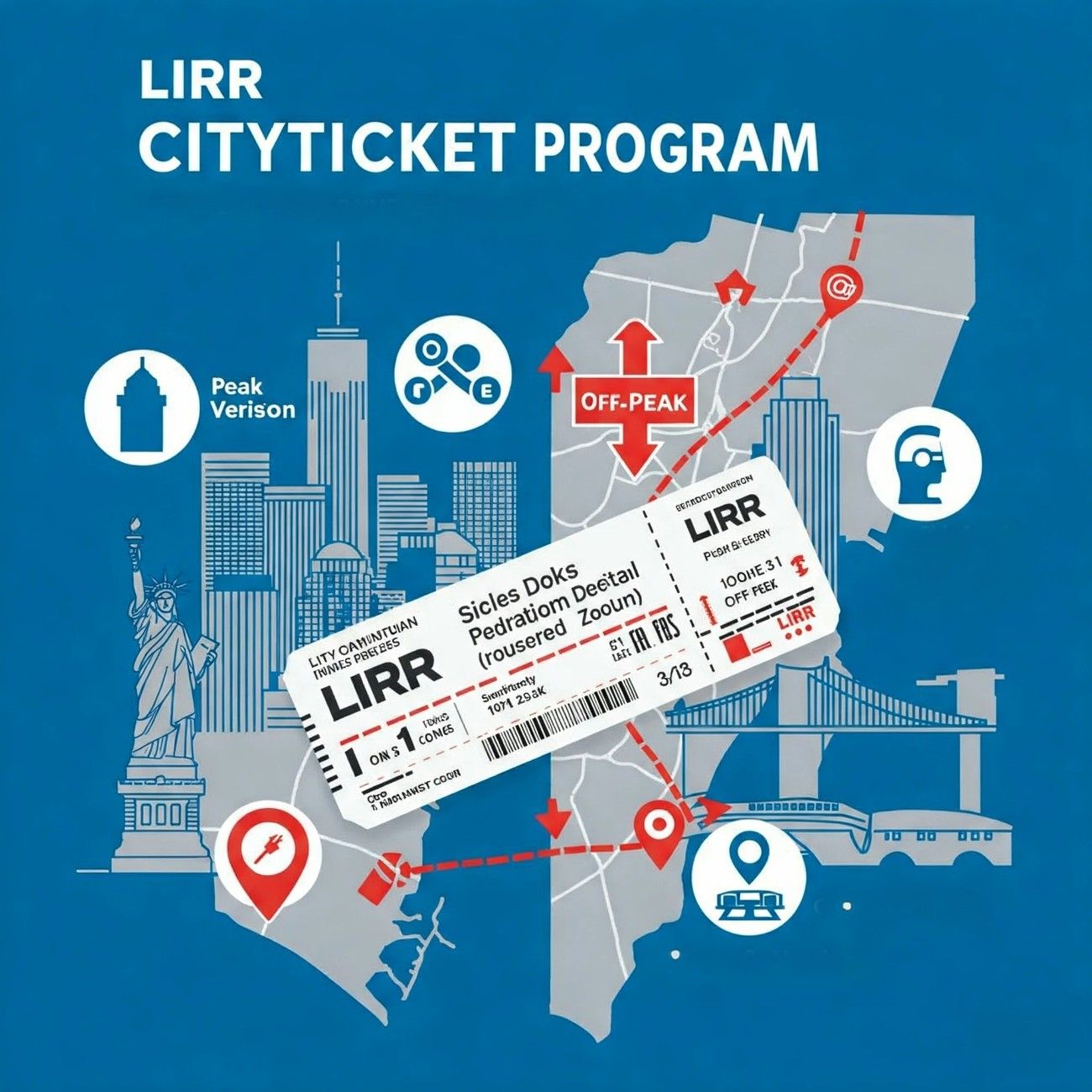 LIRR Fare Zone Map