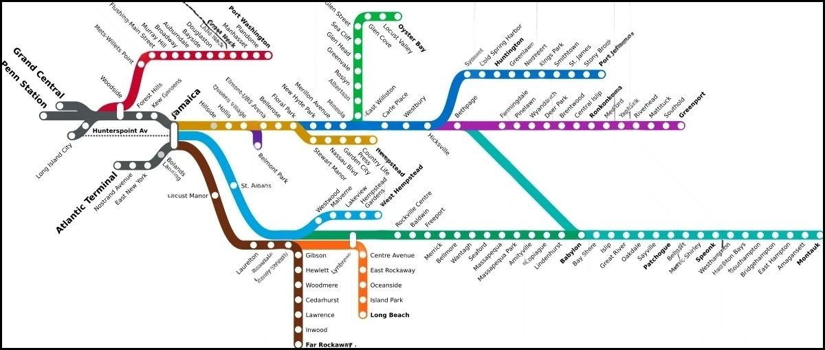 LIRR Map Schedule