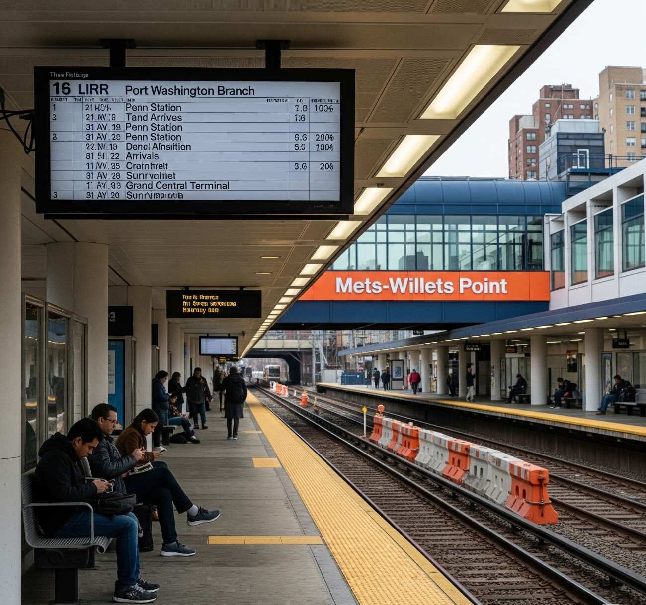 Port Washington Train Station Map
