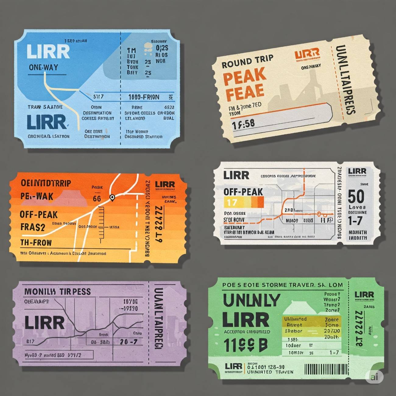 LIRR Zones Map
