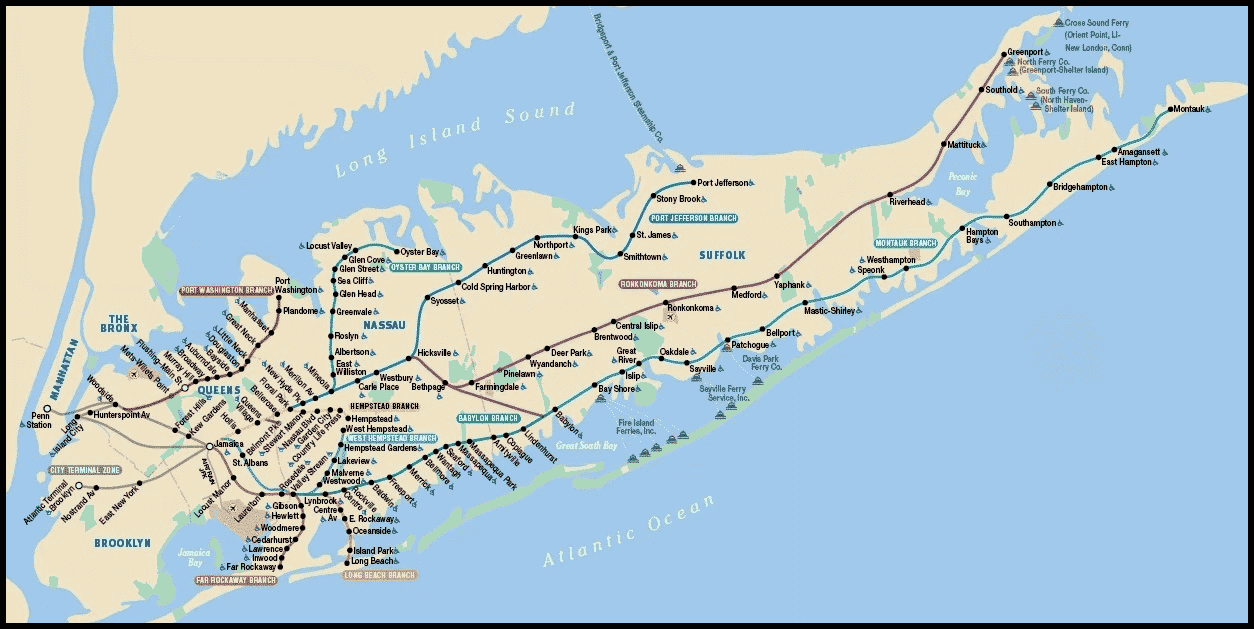 LIRR Routes